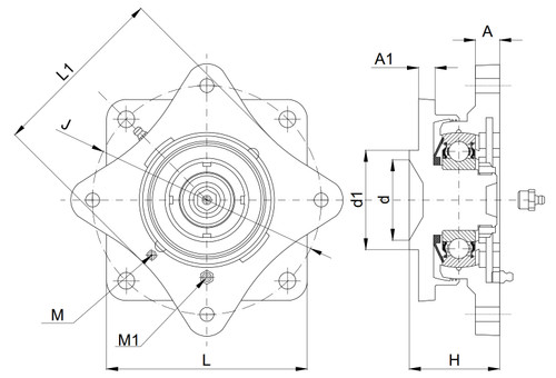Technische Zeichnung ZGKU 309 2S