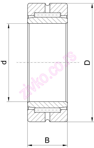 Technische Zeichnung NKI 32/30
