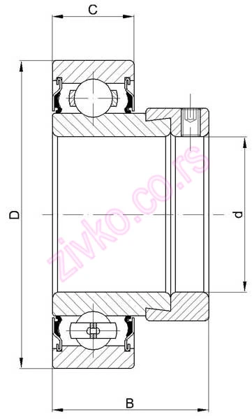Technische Zeichnung UY 206 S 2S