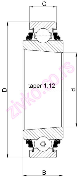 Technische Zeichnung UKS 208 1F