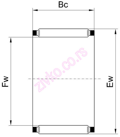 Technische Zeichnung K 58 X 63 X 17