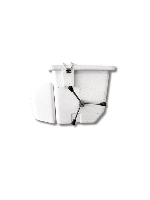 The extra base for the Nature's Head can extend the use of your composting toilet when you are unable to empty the base immediately.