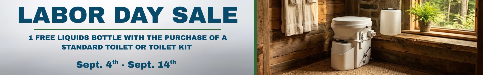Nature's Head Labor Day Sale 2026