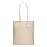 Shopper in cotone organico 100 g/m2, manici lunghi [22115] 