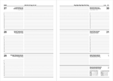 Agenda settimanale 2021 cm 18 x 25,5 - PU+PVC/cartoncino [21703] 