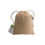 Sacchetto regalo in cotone organico 140g/m2, 15 x 20 cm [21105] 
