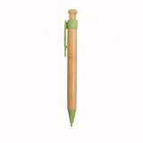 Penna a scatto in bamboo, paglia di grano (50%) e PP (50%) [20804] 