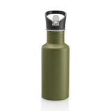 Bottiglia in alluminio (600ml) con cannuccia estraibile [20438] 