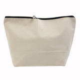 Beauty case in cotone spazzolato 10 oz con chiusura zip [1942022] 
