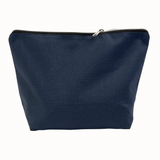 Beauty case in cotone spazzolato 10 oz con chiusura zip [19420] 