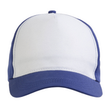 Cappellino in poliestere, 5 pannelli, regolazione a velcro [19302] 