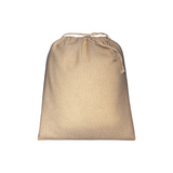 Sacchetto in cotone naturale 120 g/m2 con chiusura a strozzo, 25 x 30 cm [1911822] 