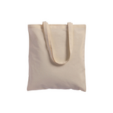 Shopper in cotone 180 g/m2, manici lunghi e soffietto [1911222] 