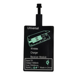 Ricevitore QI wireless con connettore micro USB per abilitare i dispositivi con connettore [18436OPT] 