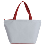Borsa mare in poliestere 600D bicolore con manici lunghi, tasca interna e chiusura con zip [17136] 