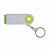 Portachiavi in plastica con gettone per carrello della spesa e luce a 2 led [15902] 