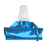 Borraccia in PE/PET BPA free ripiegabile (480ml), con moschettone [13420] 