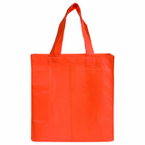 Shopper mini con soffietto in TNT 80 g/m2 cucito, manici corti [06115] 