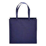 Shopper con soffietto in  R-pet  80g/m2, manici lunghi [22107] 