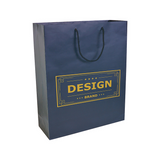 Shopper con soffietto in carta laminata opaca 157 g/m2 con rinforzo alla base [17149] 