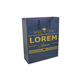 Shopper con soffietto in carta laminata opaca 157 g/m2 con rinforzo alla base [17146] 