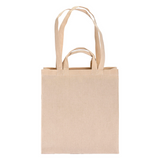 Shopper con soffietto in cotone  220 g/m2, con doppi manici [24150] 