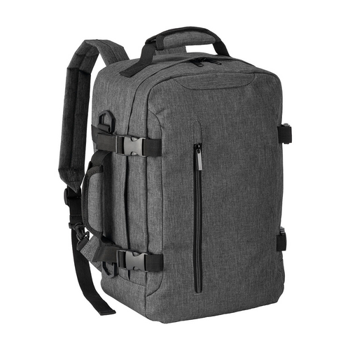 Zaino/borsoncino porta PC (15")  in poliestere 600D melange. [24117] 