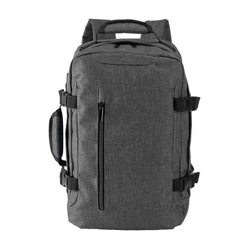 Zaino/borsoncino porta PC (15")  in poliestere 600D melange. [24117] 