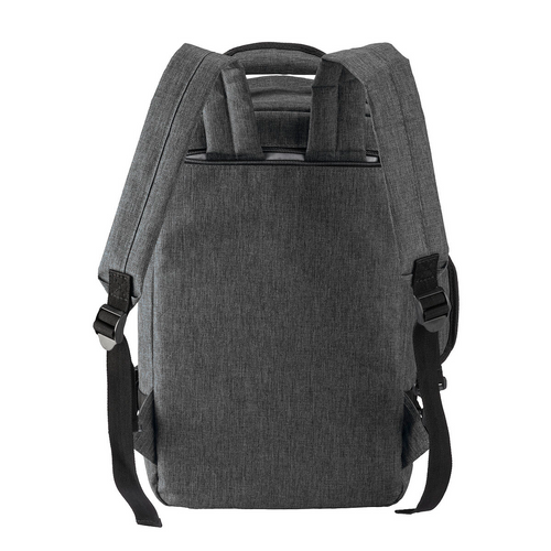 Zaino/borsoncino porta PC (15")  in poliestere 600D melange. [24117] 