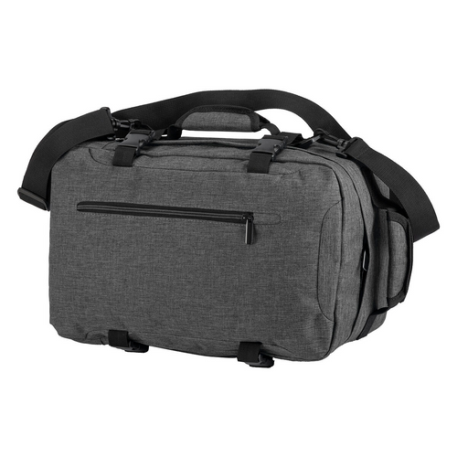 Zaino/borsoncino porta PC (15")  in poliestere 600D melange. [24117] 