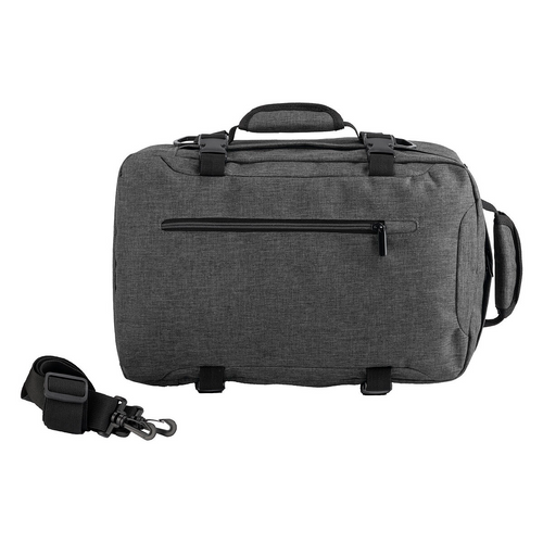 Zaino/borsoncino porta PC (15")  in poliestere 600D melange. [24117] 