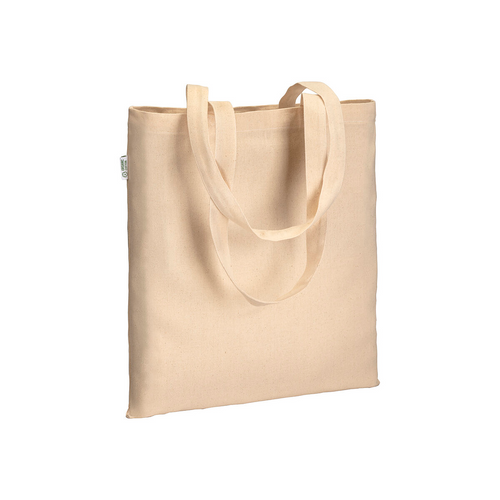 Shopper in cotone biologico 220 g/m2, manici lunghi [24115] 