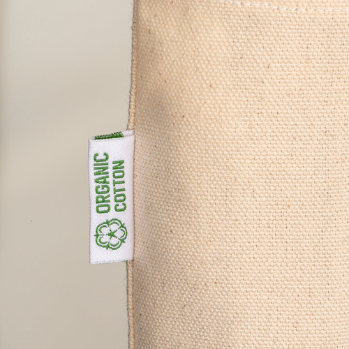 Shopper in cotone biologico 220 g/m2, manici lunghi [24115] 