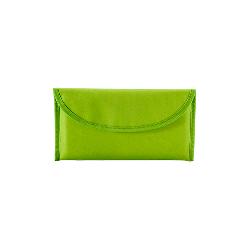 Bustina portadocumenti in poliestere 600D con due tasche e chiusura con velcro [24101] 