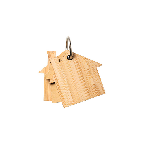 Foglietti adesivi per appunti a forma di casetta (80 pag.), copertina in bambù [23434] 
