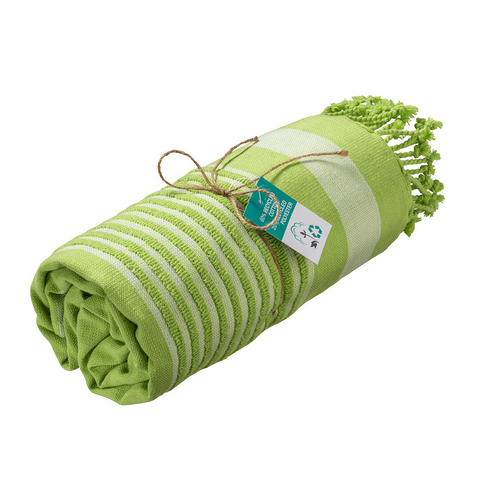 Telo mare/pareo  in cotone riciclato stile futa da 350 gr/m2 [23427] 
