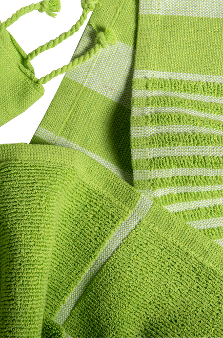 Telo mare/pareo  in cotone riciclato stile futa da 350 gr/m2 [23427] 