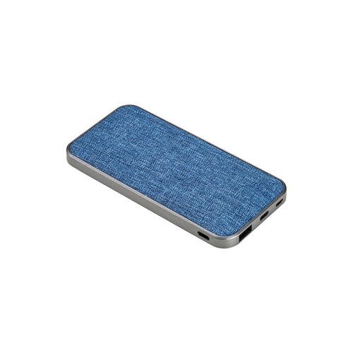 Power bank in R-PET 4000mah. Input: DC5V/2A, output: 5V/2A con indicatore luminoso [23402] 