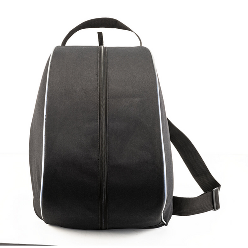 Borsa porta casco in poliestere 600d con tracolla e tasca porta guanti [23138] 