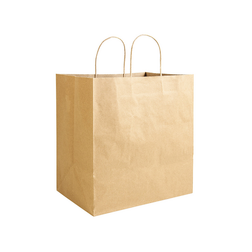 Shopper in carta riciclata 100 gr/m2 con soffietto [23125] 