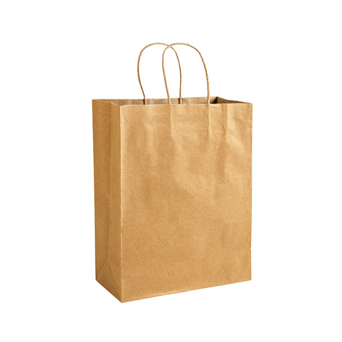 Shopper in carta riciclata 100 gr/m2 con soffietto [23124] 
