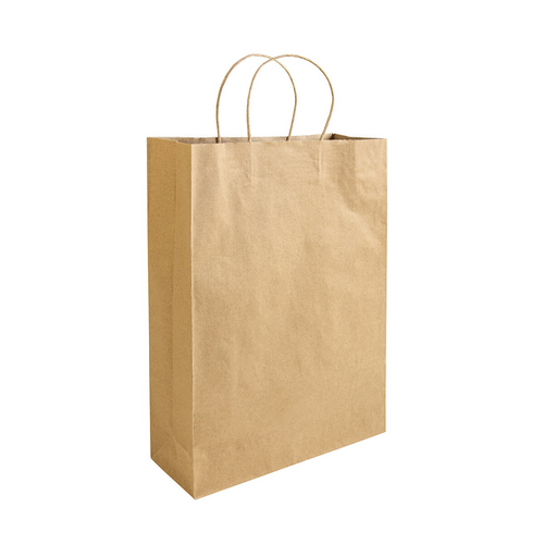 Shopper in carta riciclata 100 gr/m2 con soffietto [23123] 