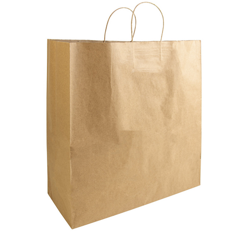 Shopper in carta riciclata 100 gr/m2 con soffietto [23121] 