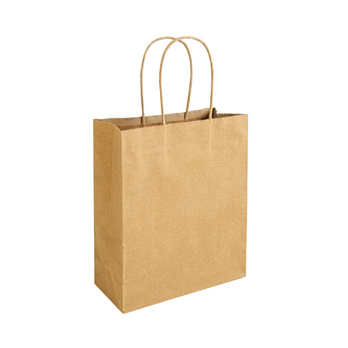 Shopper in carta riciclata 100 gr/m2 con soffietto [23119] 