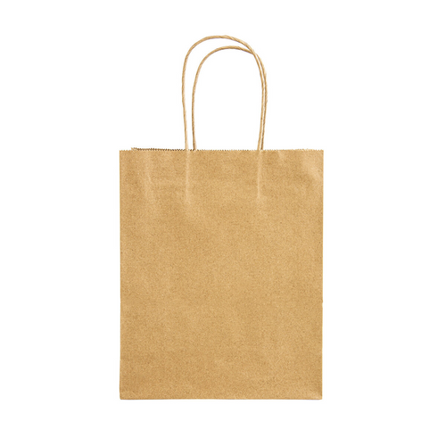 Shopper in carta riciclata 100 gr/m2 con soffietto [23119] 