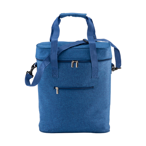 Borsa termica in r-pet melange con interno bianco in PEVA. [23108] 