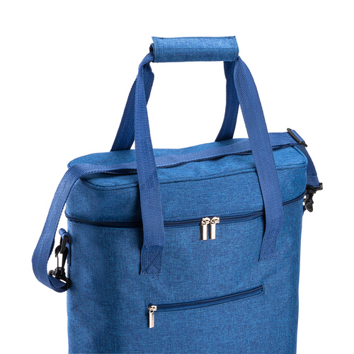 Borsa termica in r-pet melange con interno bianco in PEVA. [23108] 