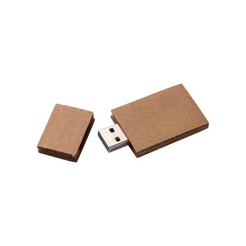 Chiavetta Usb con corpo in cartoncino multistrato 4GB [22459] 
