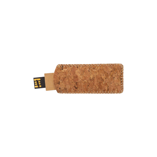 Chiavetta Usb con corpo in cartoncino e custodia in sughero 4GB [22458] 