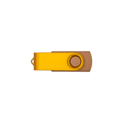 Chiavetta USB 4 Gb girevole in paglia di grano [22454] 